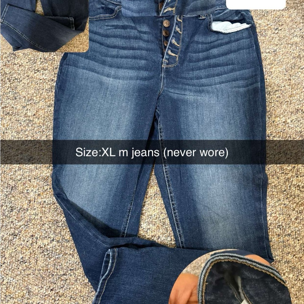 Macy's Dark Blue Skinny Jeans